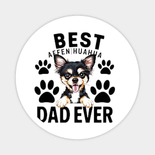 Best Affenhuahua Ever Funny Quote Vintage Dad Magnet